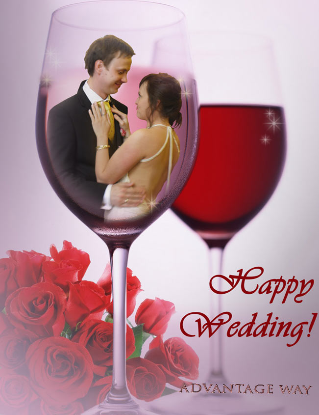 Romantic wedding by Advantageway